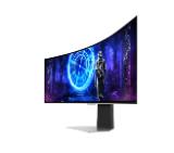 Samsung LS49DG950, 49" CURVED Odyssey G9 OLED, 1000R, 240Hz, 32:9, 5120 x 1440, 250 cd/m2, Display Port, HDMI, Micro HDMI, USB Hub, Silver