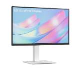 LG 27US550-W, 27" UHD 4K, IPS Panel Anti-Glare, 5ms, 1000:1, 300cd/m, 3840x2160, DCI-P3 90% t, HDR 10, HDMI, DisplayPort, Dynamic Action Sync, LG Switch,  Headphone out, Height / Pivot / Tilt Adjustable Stand, Black/White