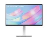 LG 27US550-W, 27" UHD 4K, IPS Panel Anti-Glare, 5ms, 1000:1, 300cd/m, 3840x2160, DCI-P3 90% t, HDR 10, HDMI, DisplayPort, Dynamic Action Sync, LG Switch,  Headphone out, Height / Pivot / Tilt Adjustable Stand, Black/White