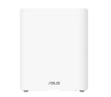 Asus Mesh WiFi system, ZenWiFi BQ16 3PK, BE25000, Quad-Band, up to 1000m2, Quad-Core 2.6GHz CPU,256MB/2GB Flash/RAM, 10G dual-port, Smart Home Master SSIDs, AiProtection Pro, Adaptive QoS, VPN server/client, IPTV, OFDMA, Beamforming, AiMesh, 4G&5G, White