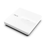 Asus Business PoE Access Point ExpertWiFi EBA63, AX3000, Dual-Band, Quad-Core 1.7GHz CPU, 256MB/512MB Flash/RAM, Gigabit, OFDMA, Beamforming, WPA, WPS, SSH, 5 SSIDs, SDN, PoE & PoE+, wall mounting/ceiling,White