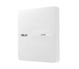 Asus Business PoE Access Point ExpertWiFi EBA63, AX3000, Dual-Band, Quad-Core 1.7GHz CPU, 256MB/512MB Flash/RAM, Gigabit, OFDMA, Beamforming, WPA, WPS, SSH, 5 SSIDs, SDN, PoE & PoE+, wall mounting/ceiling,White