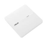 Asus Business PoE Access Point ExpertWiFi EBA63, AX3000, Dual-Band, Quad-Core 1.7GHz CPU, 256MB/512MB Flash/RAM, Gigabit, OFDMA, Beamforming, WPA, WPS, SSH, 5 SSIDs, SDN, PoE & PoE+, wall mounting/ceiling,White