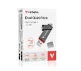 Verbatim Dual QuickStick USB-C & USB-A USB 3.2 Gen 1 128GB