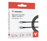 Verbatim Sync & Charge USB C to USB C 60W 120 cm