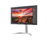 LG 27UP850K-W, 27" UltraFine UHD, IPS 4K , 5ms, 1200:1, 400cd/m2, 3840 x 2160, DCI-P3 95%, HDR 400, HDMI, USB-C, PD- 96 W, DisplayPort, Reader mode, Dynamic Action Sync, Tilt, Height (Range), Swivel, Speacers 2x5W, LG Switch, Black