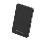 Verbatim Charge 'n' Go Essentials Power Bank Magnetic Wireless 5000mAh Black