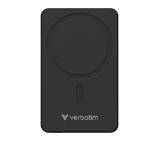 Verbatim Charge 'n' Go Essentials Power Bank Magnetic Wireless 5000mAh Black