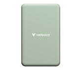 Verbatim Charge 'n' Go Essentials Power Bank Magnetic Wireless 5000mAh Green