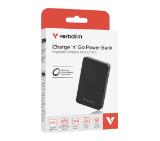 Verbatim Charge 'n' Go Essentials Power Bank Magnetic Wireless 10000mAh Black