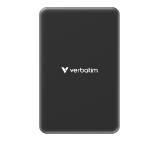 Verbatim Charge 'n' Go Essentials Power Bank Magnetic Wireless 10000mAh Black