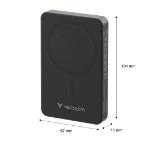 Verbatim Charge 'n' Go Essentials Power Bank Magnetic Wireless 10000mAh Black