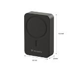 Verbatim Charge 'n' Go Essentials Power Bank Magnetic Wireless 20000mAh Black