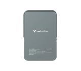 Verbatim Charge 'n' Go Power Bank with Stand Magnetic Wireless 10000mAh Grey