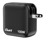 Verbatim Mini GaN Charger 100W 4 Port US plug with EU and UK adaptors