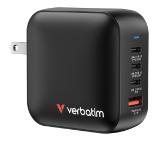 Verbatim Mini GaN Charger 100W 4 Port US plug with EU and UK adaptors