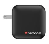 Verbatim Mini GaN Charger 100W 4 Port US plug with EU and UK adaptors