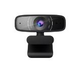 Asus WEBCAM C3, USB camera with 1080p 30 fps recording, beamforming microphone for better live-streaming video and audio quality, and adjustable clip that fits various devices