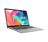 MSI Modern 15 F13MG, i5-1334U (10C/12T, up to 4.60 GHz, 12 MB) , 15.6" FHD (1920x1080), IPS-Level, Iris Xe Graphics, 16GB DDR4 2x8 (3200MHz), 512GB PCIe Gen4x4 SSD, Intel Wi-Fi 6E, BT v5.3, Backlit KBD White, Copilot Key, 3 cell, Platinum Gray, NO OS