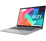 MSI Modern 15 F13MG, i5-1334U (10C/12T, up to 4.60 GHz, 12 MB) , 15.6" FHD (1920x1080), IPS-Level, Iris Xe Graphics, 16GB DDR4 2x8 (3200MHz), 512GB PCIe Gen4x4 SSD, Intel Wi-Fi 6E, BT v5.3, Backlit KBD White, Copilot Key, 3 cell, Platinum Gray, NO OS