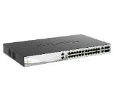 D-Link 24x100/1000/2500Base-T Layer 3 Stackable Managed Gigabit Switch with 2x10GBASE-T Ports and 4 x 25G SFP28 Ports