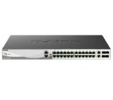 D-Link 24x100/1000/2500Base-T Layer 3 Stackable Managed Gigabit Switch with 2x10GBASE-T Ports and 4 x 25G SFP28 Ports