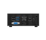 Asus ExpertCenter, PN42-SN063AV, Mini dekstop PC,  Intel N100, RAM 4G, PCIE 128GB G3 SSD, Wi-Fi 6 AX201 (Gig+) (2x2) + BT5, Windows 11 Pro ETD(MM3), Black