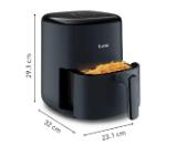 Tefal EY145B10 Easy Fry Compact 3L, (1Kg, 4 Portions), Java Pepper, 1300W, Automatic Prog (8), Temp Seting, Timer, Auto-Off