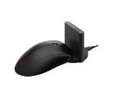 BenQ ZOWIE EC3-CW Wireless Mouse For Esports, Size S, 79g, up to 1000 Hz, up to 3200 DPI, 3370 sensor, Asymmetrical ergonomic design w/shorter overall length, Reduced weight, 24-step scroll wheel, Driverless, plug and play, inspired by Emil 'HeatoN' Chri