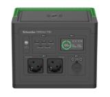 Schneider OffGrid Portable Power Station 730, 738Wh Lithium-ion, 2 Schuko, Sinewave