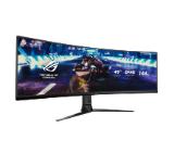 Asus ROG STRIX Curved XG49VQ, 49" DFHD (3840x1080) Gaming monitor, VA, up to 144Hz, 125% sRGB, DP, HDMI, USB3.0, FreeSync 2 HDR, DisplayHDR400, AuraSync, Red+Dark Gray