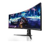 Asus ROG STRIX Curved XG49VQ, 49" DFHD (3840x1080) Gaming monitor, VA, up to 144Hz, 125% sRGB, DP, HDMI, USB3.0, FreeSync 2 HDR, DisplayHDR400, AuraSync, Red+Dark Gray