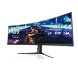 Asus ROG STRIX Curved XG49VQ, 49" DFHD (3840x1080) Gaming monitor, VA, up to 144Hz, 125% sRGB, DP, HDMI, USB3.0, FreeSync 2 HDR, DisplayHDR400, AuraSync, Red+Dark Gray