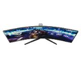 Asus ROG STRIX Curved XG49VQ, 49" DFHD (3840x1080) Gaming monitor, VA, up to 144Hz, 125% sRGB, DP, HDMI, USB3.0, FreeSync 2 HDR, DisplayHDR400, AuraSync, Red+Dark Gray
