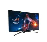 Asus ROG Swift OLED PG48UQ gaming monitor, 47.5'' 4K, OLED, 138Hz (overclocked), 0.1 ms (GTG), G-SYNC compatible, anti-glare micro-texture coating, custom heatsink, uniform brightness, 98% DCI-P3, true 10-bit, HDMI 2.1, DisplayPort 1.4, Black