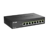 D-Link 8 ports 2.5G/MultiGig PoE Unmanaged Switch, Metal