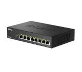 D-Link 8 ports 2.5G/MultiGig PoE Unmanaged Switch, Metal