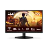 AOC C24G42E, 23.6" VA Curved 1500R, WLED, 1020x1080@180Hz, 4ms GtG, 0.5ms MPRT, 250cd m/2, 3000:1, 80M:1 DCR, Adaptive Sync, FlickerFree, Low Blue Light, 2Wx2, Tilt, 2xHDMI, DP