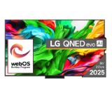 LG 86QNED86A3A, 86" 4K QNED HDR Smart TV, 3840x2160, 120Hz Native (VRR 144Hz), DVB-T2/C/S2, Alpha 8 AI Processor, HDR 10 PRO, webOS 25 ThinQ, 4K Upscaling, WiFi 5, Dolby Vision, Bluetooth 5.1, AirPlay 2, LAN, CI, HDMI, SPDIF, Stand