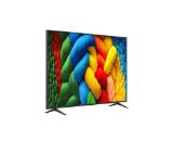 LG 75NANO80A3B, 75" 4K HDR Smart Nano Cell TV, 3840x2160, DVB-T2/C/S2, AI Alpha 7, HDR 10 PRO, webOS 25, ThinQ AI, VRR, ALLM, HGiG, WiFi, Clear Voice, AI Upscaling, Bluetooth, Hdmi e-ARC , CI, LAN, AirPlay2, Chromecast, 2 Pole stand, Black