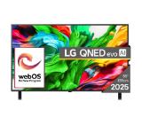 LG 55QNED85A3C, 55" 4K QNED HDR Smart TV, 3840x2160, 120Hz Native (VRR 144Hz), DVB-T2/C/S2, Alpha 8 AI Processor, HDR 10 PRO, webOS 25 ThinQ, 4K Upscaling, WiFi 5, Dolby Vision, FreeSync, Bluetooth 5.1, AirPlay 2, LAN, CI, HDMI, SPDIF, 2 pole Stand