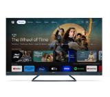 Sharp 50FQ5EG, 50" QLED  GOOGLE TV, 4K Ultra HD 144Hz Quantum Dot 3840x2160 Aluminium Slim Frameless, AQUOS AI, DVB-T/T2/C/S/S2, 500 NIT, Active Motion 1400, HARMAN/KARDON, HDR10, Dolby Atmos, Dolby Vision, DTS:X, Google Assistant, HDMI eARC, Mini Compos