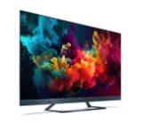Sharp 50FQ5EG, 50" QLED  GOOGLE TV, 4K Ultra HD 144Hz Quantum Dot 3840x2160 Aluminium Slim Frameless, AQUOS AI, DVB-T/T2/C/S/S2, 500 NIT, Active Motion 1400, HARMAN/KARDON, HDR10, Dolby Atmos, Dolby Vision, DTS:X, Google Assistant, HDMI eARC, Mini Compos