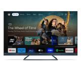 Sharp 55FQ8EG, 55" QLED  GOOGLE TV, 4K 144Hz Quantum Dot 3840x2160 Aluminium Slim Frameless, AQUOS AI, DVB-T/T2/C/S/S2, 500 NIT, Active Motion 1400, HARMAN/KARDON, HDR10, Dolby Atmos, Dolby Vision, DTS:X, Google Assistant, HDMI eARC, Mini Composite/CVBS