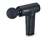 Beurer MG 89 MASSAGE GUN CompactPower, Quiet, lightweight & handy deep tissue massager, 5 intensity levels, 3 massage attachments, Up to 4h battery life with LED display
