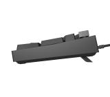 Genesis Mechanical Gaming Keyboard Thor 404 Black RGB Backlight Gateron Yellow Pro, US Layout