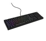 Genesis Mechanical Gaming Keyboard Thor 404 Black RGB Backlight Gateron Yellow Pro, US Layout