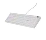 Genesis Mechanical Gaming Keyboard Thor 404 White RGB Backlight Gateron Peach Silent, US Layout