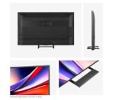 Hisense 50"A7Q, 4K Ultra HD 3840x2160, Quantum Dot, Light Sensor,HDR 10+, HLG, Dolby Vision, Dolby Atmos, Smart TV, Voice Control,2x10 W + 20 W ,WiFi 5GHz, WiFi Direct, BT, Anyview Cast, 3xHDMI, 2xUSB, LAN, DVB-T2/C/S2, Black