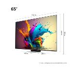 LG 65QNED91T3A, 65" 4K HDR Smart QNED TV MiniLED, 3840x2160, 120Hz, DVB-T2/C/S2, AI Alpha 8, HDR 10 PRO, webOS 24, ThinQ AI, WiFi, FreeSync Compatible, VRR, AI Upscaling, AI Sound Pro (Virtual 9.1.2 Up-mix), Bluetooth, Hdmi, Multi View, LAN, AirPlay2, Do